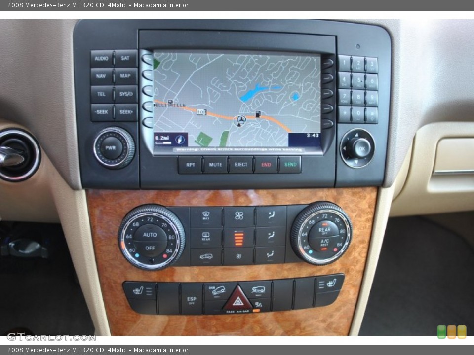 Macadamia Interior Navigation for the 2008 Mercedes-Benz ML 320 CDI 4Matic #86204021