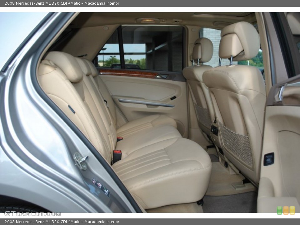 Macadamia Interior Rear Seat for the 2008 Mercedes-Benz ML 320 CDI 4Matic #86204066