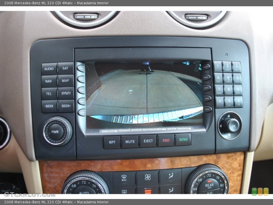 Macadamia Interior Controls for the 2008 Mercedes-Benz ML 320 CDI 4Matic #86204159