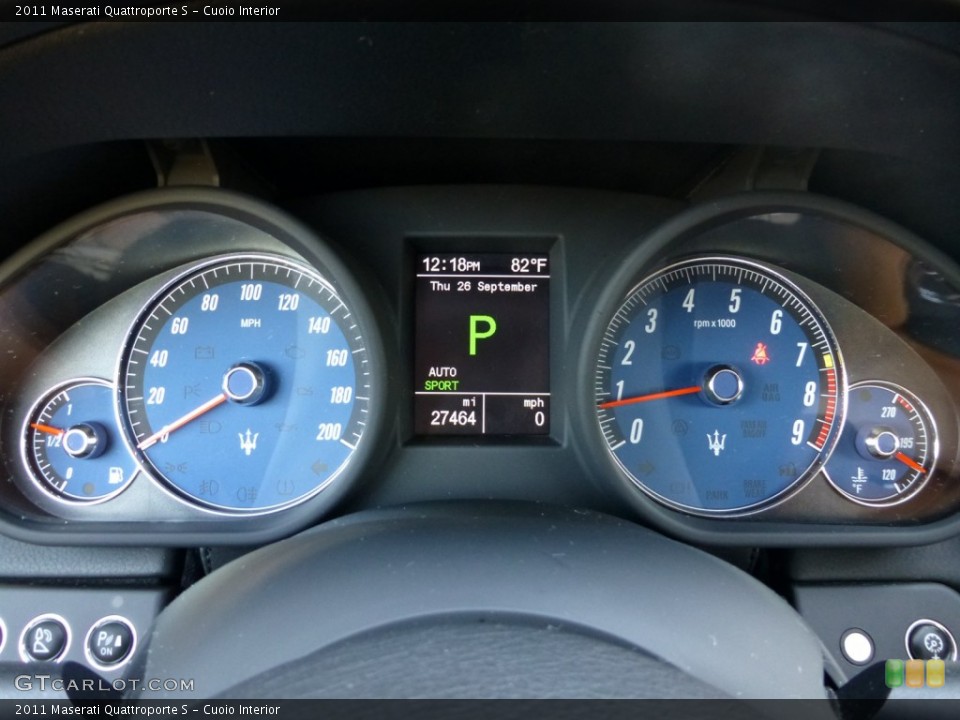 Cuoio Interior Gauges for the 2011 Maserati Quattroporte S #86204984