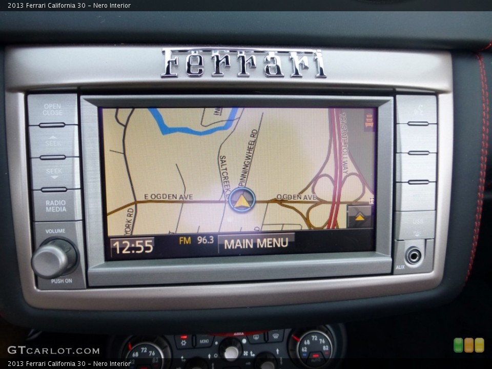 Nero Interior Navigation for the 2013 Ferrari California 30 #86205176