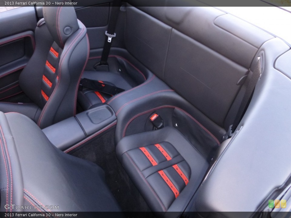 Nero Interior Rear Seat for the 2013 Ferrari California 30 #86205221