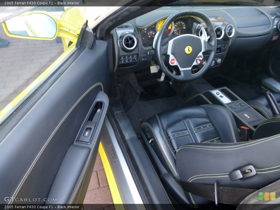 Black Interior Photo for the 2005 Ferrari F430 Coupe F1 #86205356