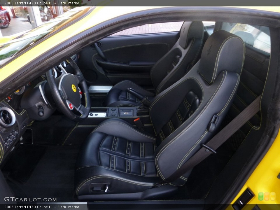 Black Interior Front Seat for the 2005 Ferrari F430 Coupe F1 #86205365