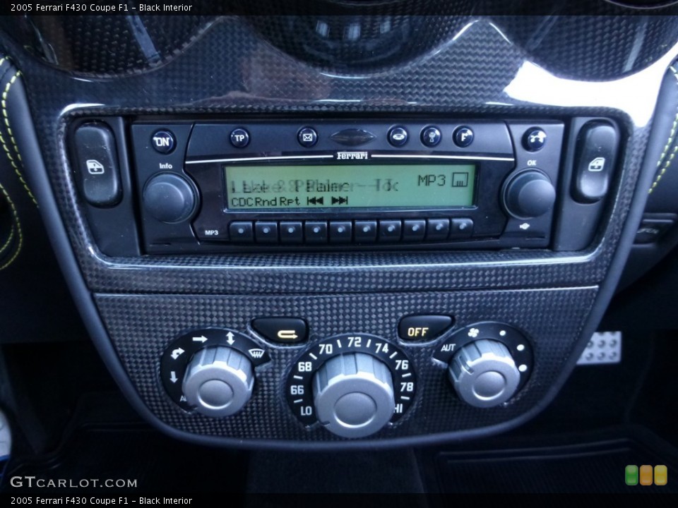 Black Interior Controls for the 2005 Ferrari F430 Coupe F1 #86205386
