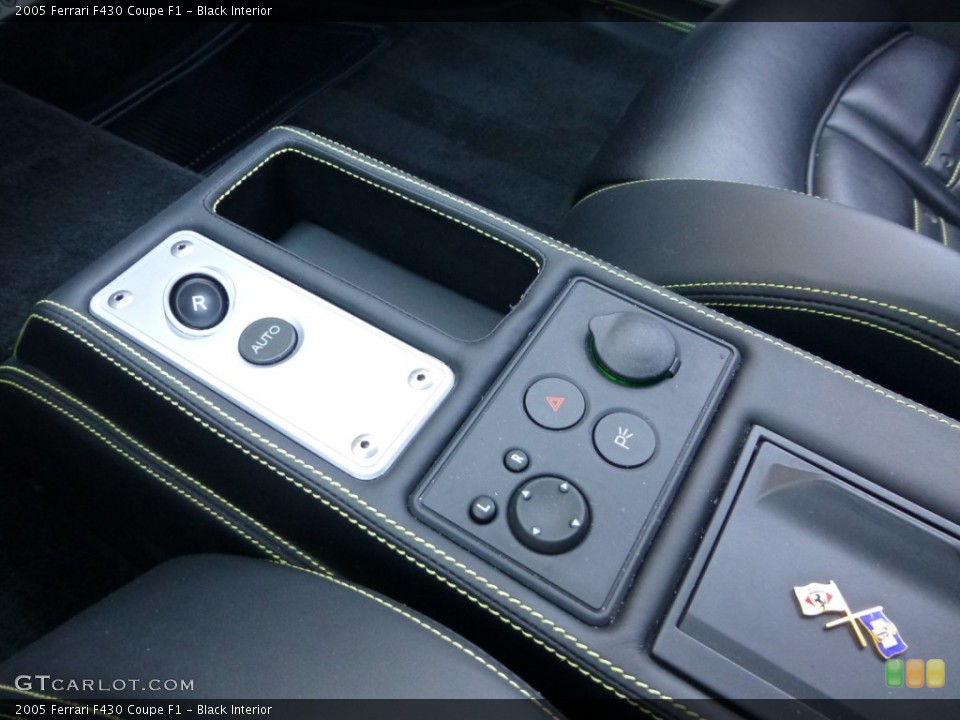 Black Interior Controls for the 2005 Ferrari F430 Coupe F1 #86205395