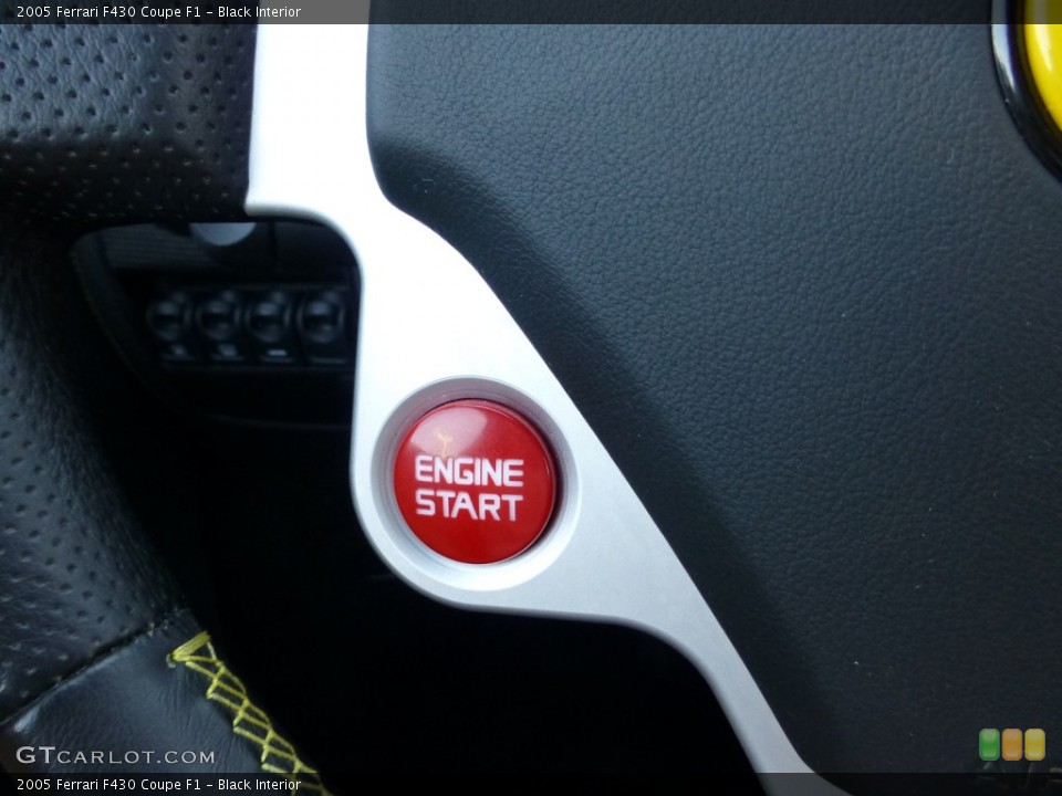 Black Interior Controls for the 2005 Ferrari F430 Coupe F1 #86205404