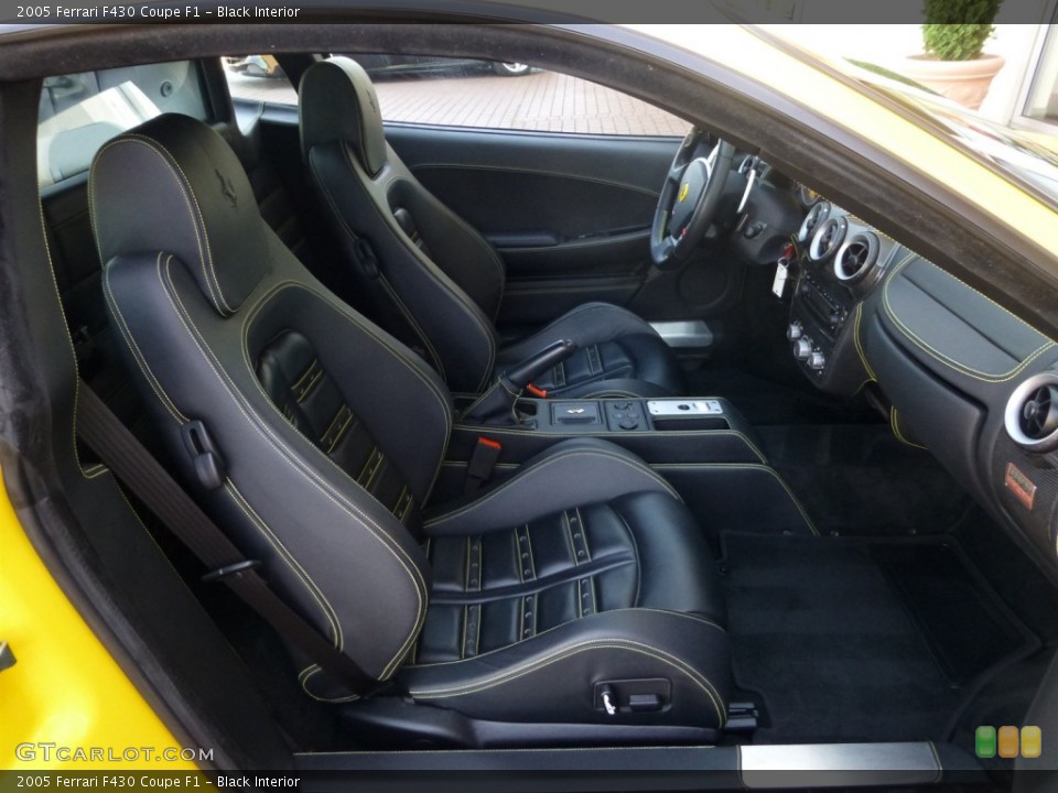 Black Interior Front Seat for the 2005 Ferrari F430 Coupe F1 #86205431