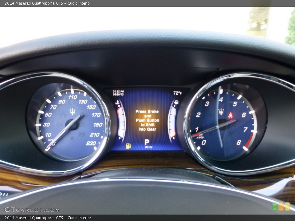 Cuoio Interior Gauges for the 2014 Maserati Quattroporte GTS #86205581