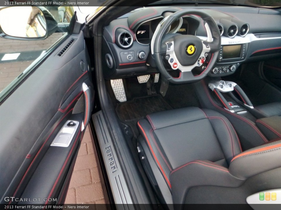 Nero 2013 Ferrari FF Interiors