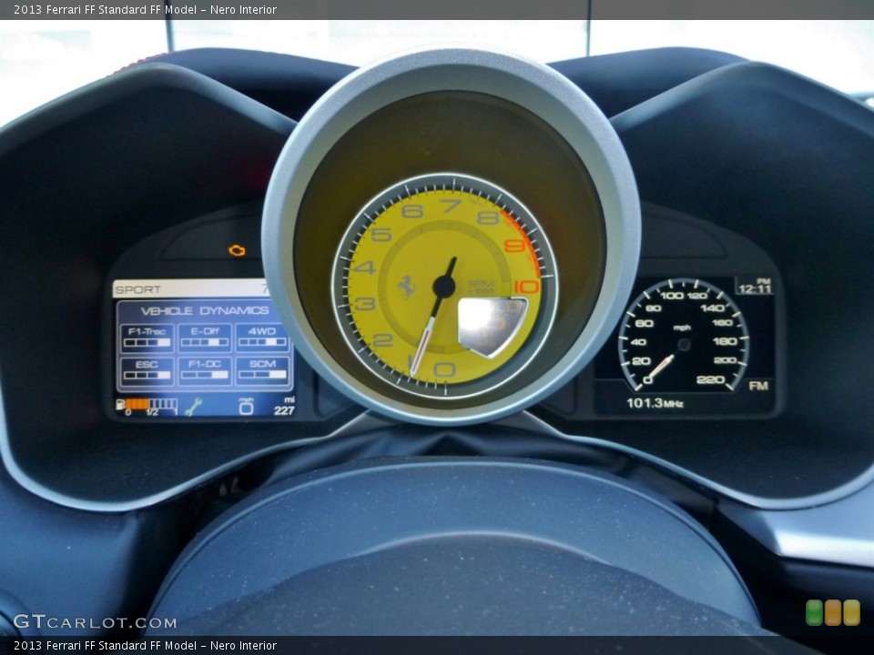 Nero Interior Gauges for the 2013 Ferrari FF  #86205797