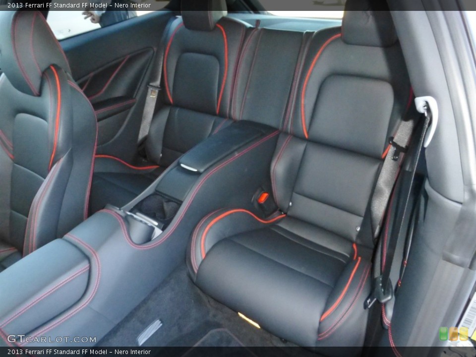 Nero Interior Rear Seat for the 2013 Ferrari FF  #86205845