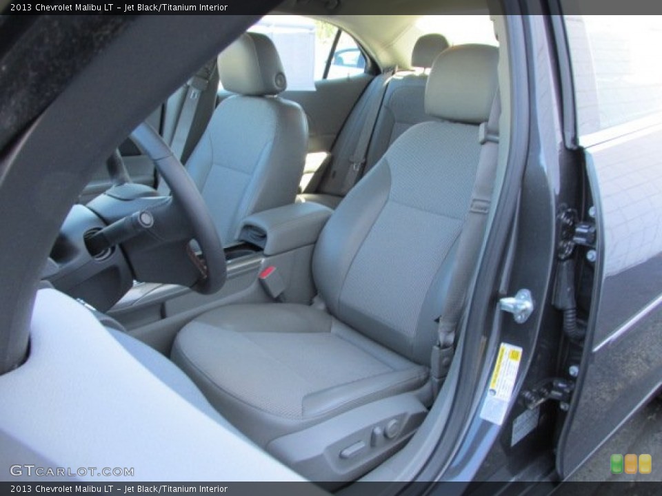 Jet Black/Titanium Interior Front Seat for the 2013 Chevrolet Malibu LT #86208172