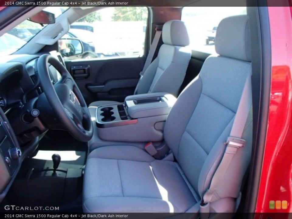 Jet Black/Dark Ash Interior Front Seat for the 2014 GMC Sierra 1500 Regular Cab 4x4 #86210858
