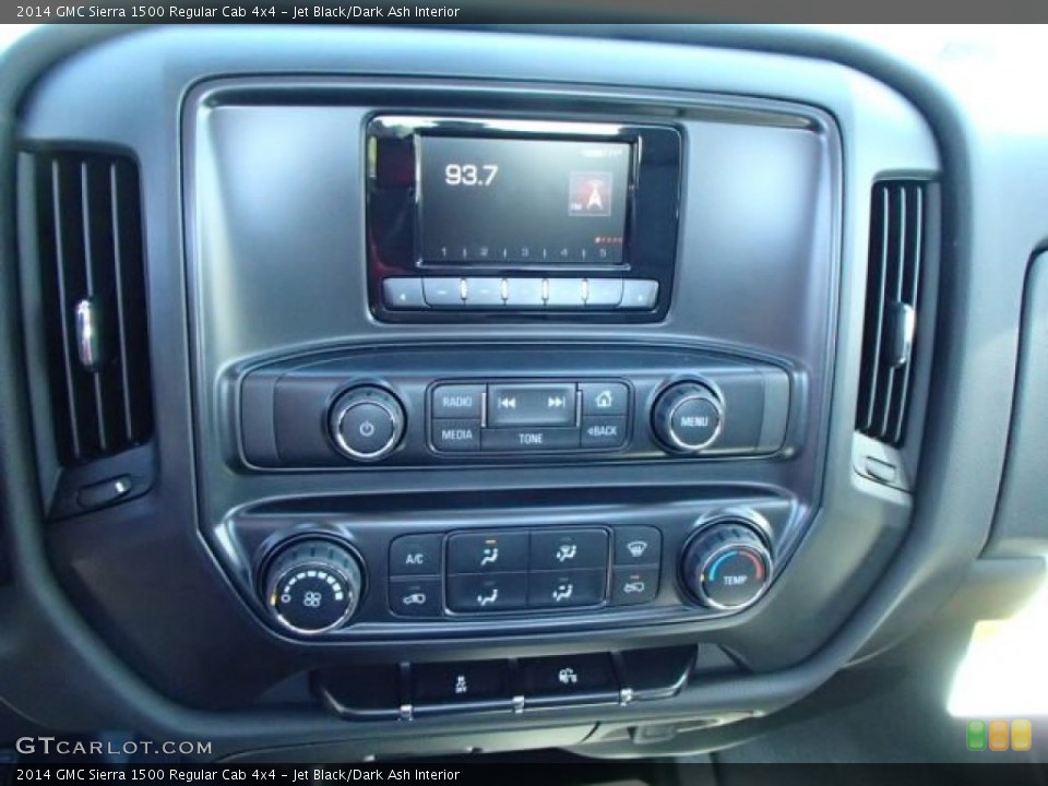 Jet Black/Dark Ash Interior Controls for the 2014 GMC Sierra 1500 Regular Cab 4x4 #86210969