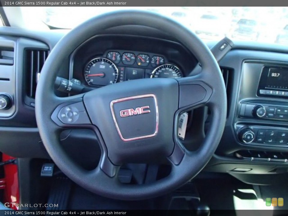 Jet Black/Dark Ash Interior Steering Wheel for the 2014 GMC Sierra 1500 Regular Cab 4x4 #86211014