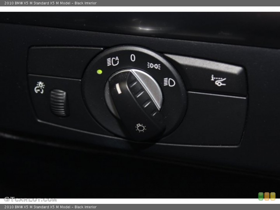Black Interior Controls for the 2010 BMW X5 M  #86213006