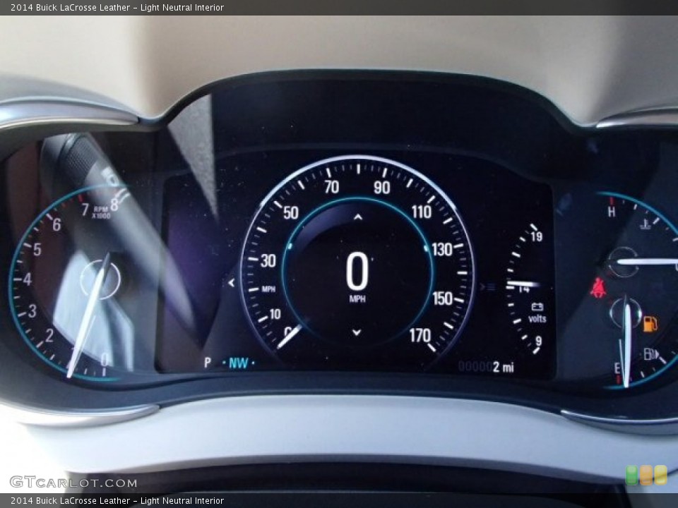 Light Neutral Interior Gauges for the 2014 Buick LaCrosse Leather #86214143