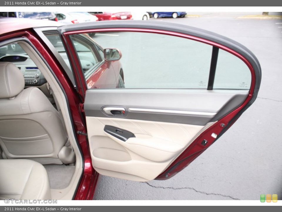 Gray Interior Door Panel for the 2011 Honda Civic EX-L Sedan #86214518
