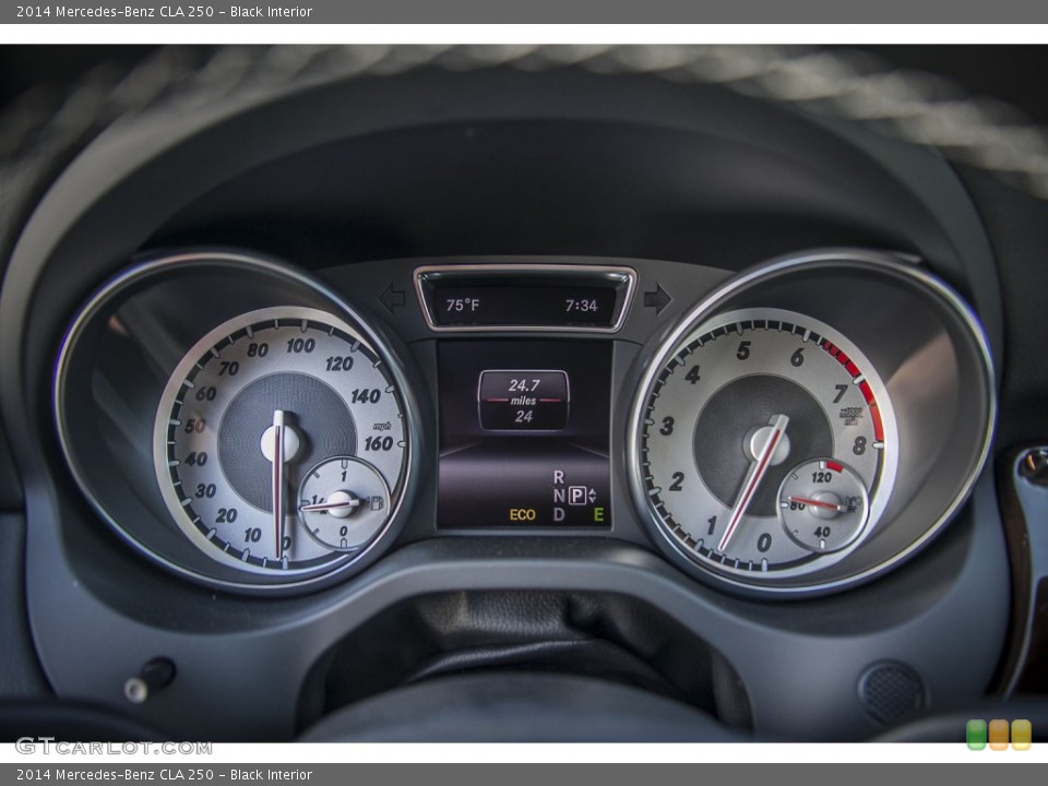 Black Interior Gauges for the 2014 Mercedes-Benz CLA 250 #86214689