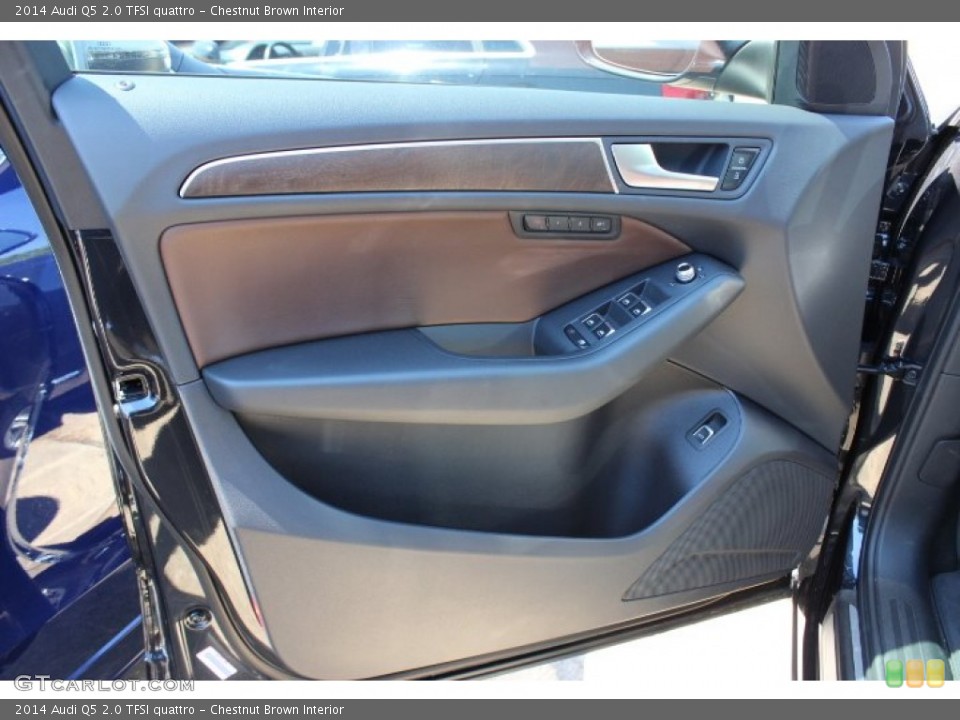 Chestnut Brown Interior Door Panel for the 2014 Audi Q5 2.0 TFSI quattro #86215955