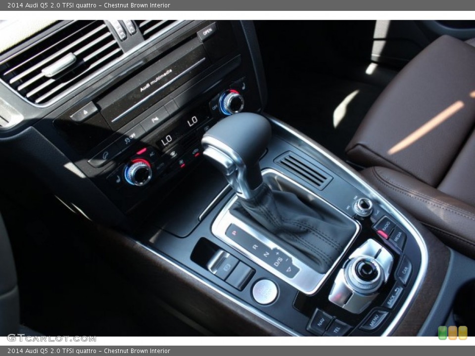Chestnut Brown Interior Transmission for the 2014 Audi Q5 2.0 TFSI quattro #86216075