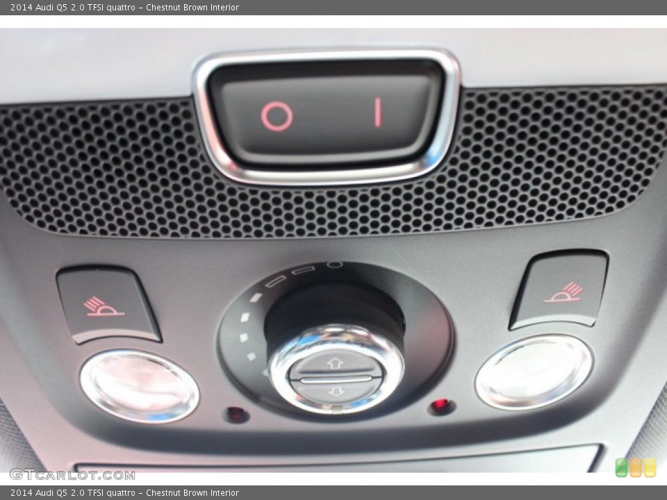 Chestnut Brown Interior Controls for the 2014 Audi Q5 2.0 TFSI quattro #86216120