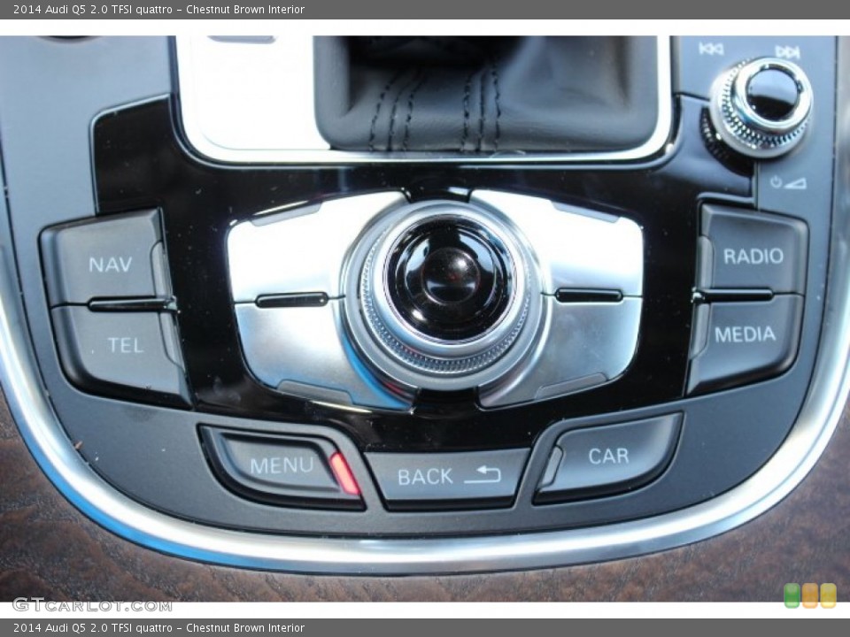 Chestnut Brown Interior Controls for the 2014 Audi Q5 2.0 TFSI quattro #86216315