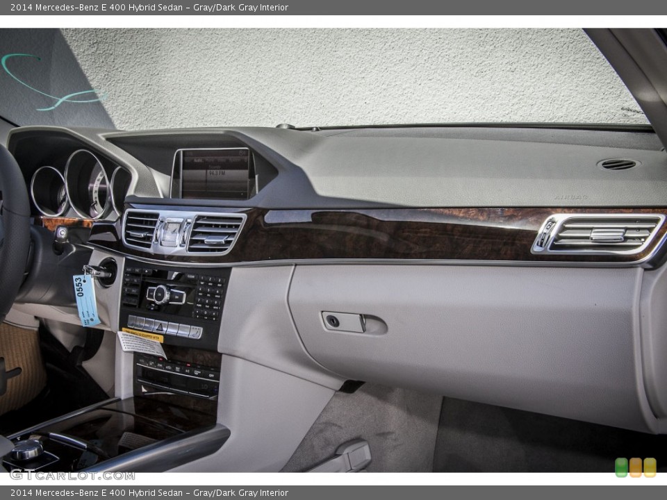 Gray/Dark Gray Interior Dashboard for the 2014 Mercedes-Benz E 400 Hybrid Sedan #86217518