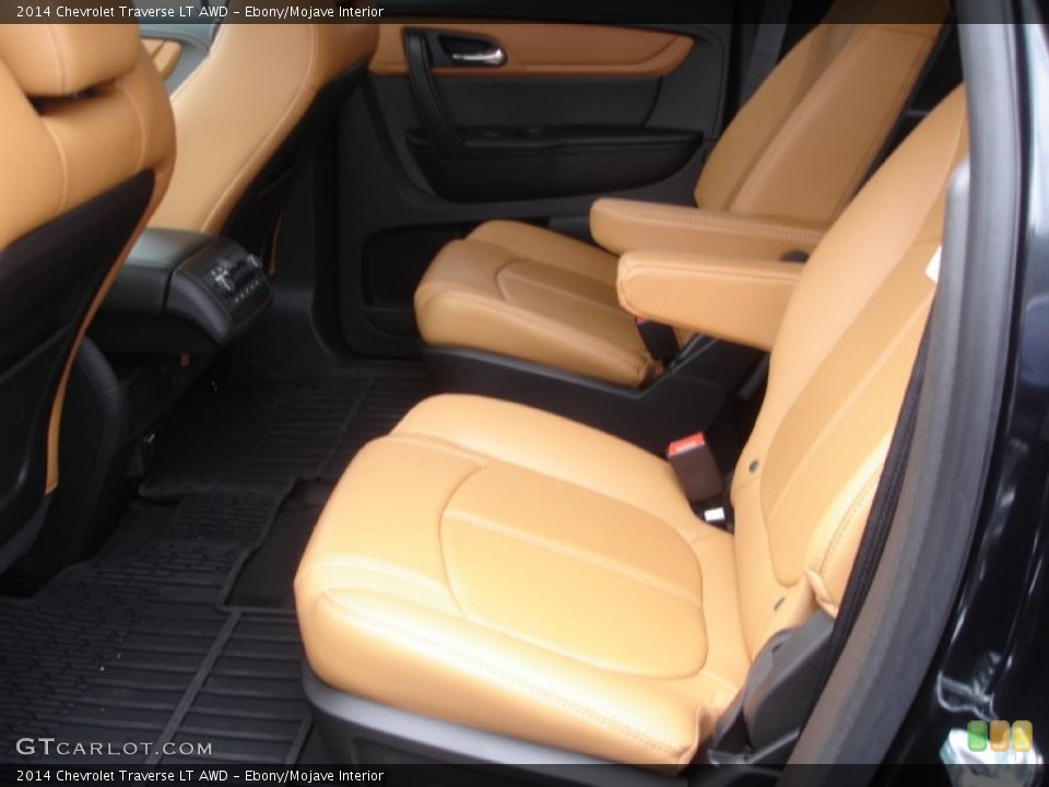 Ebony/Mojave Interior Rear Seat for the 2014 Chevrolet Traverse LT AWD #86218745