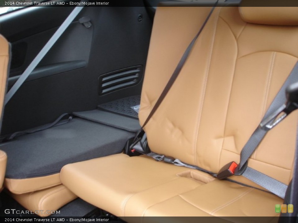 Ebony/Mojave Interior Rear Seat for the 2014 Chevrolet Traverse LT AWD #86218766