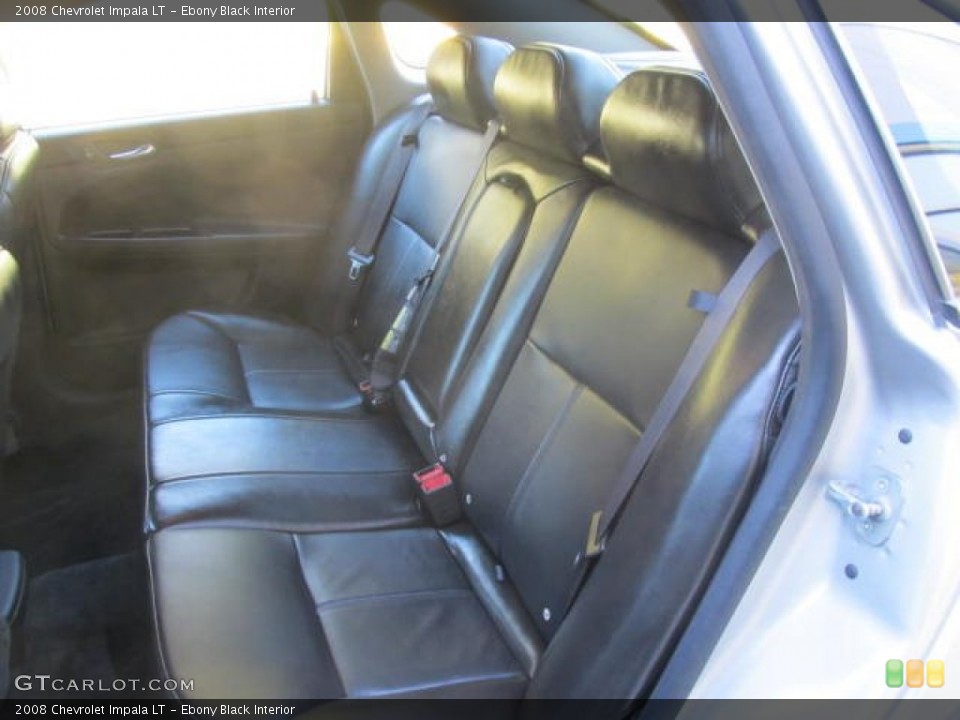 Ebony Black Interior Rear Seat for the 2008 Chevrolet Impala LT #86221292