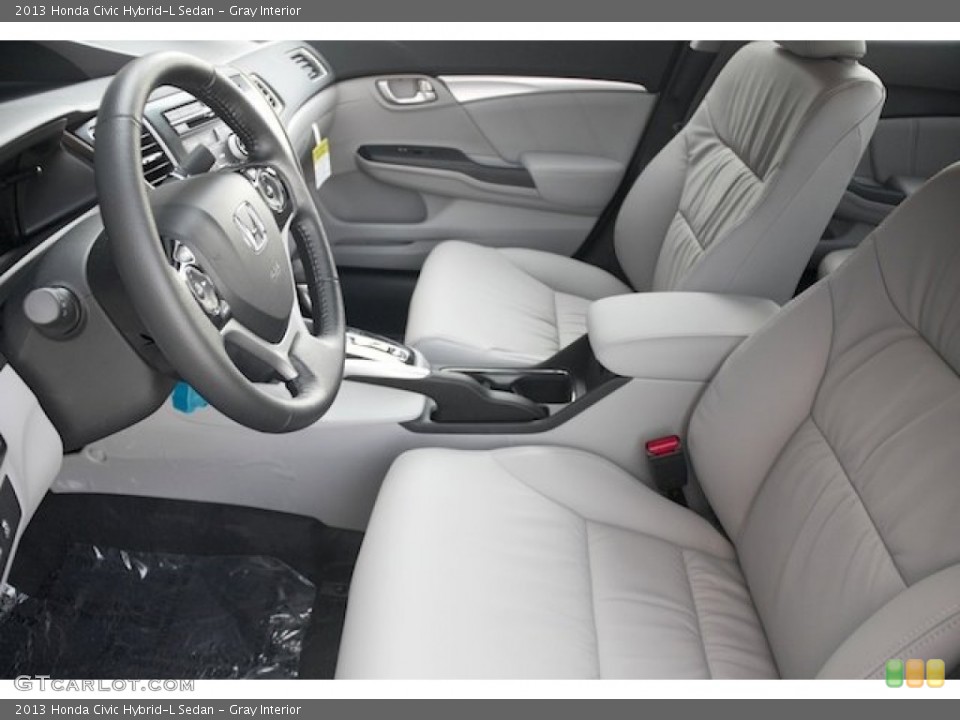 Gray Interior Front Seat for the 2013 Honda Civic Hybrid-L Sedan #86222641