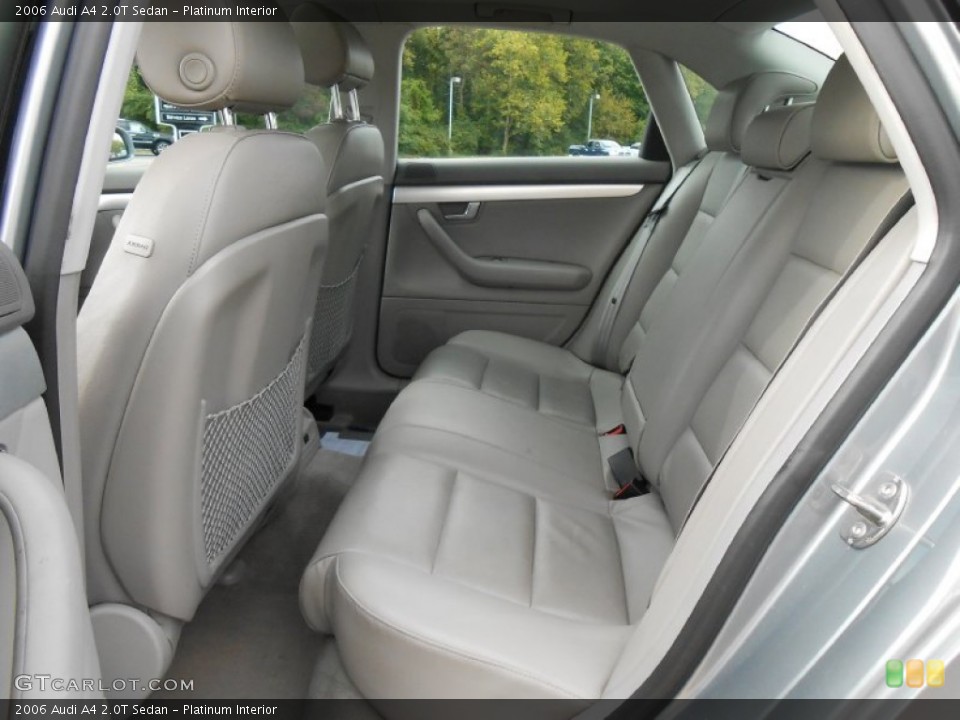 Platinum Interior Rear Seat for the 2006 Audi A4 2.0T Sedan #86223359