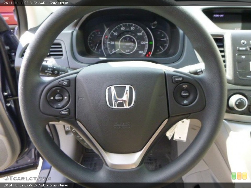 Gray Interior Steering Wheel for the 2014 Honda CR-V EX AWD #86223440