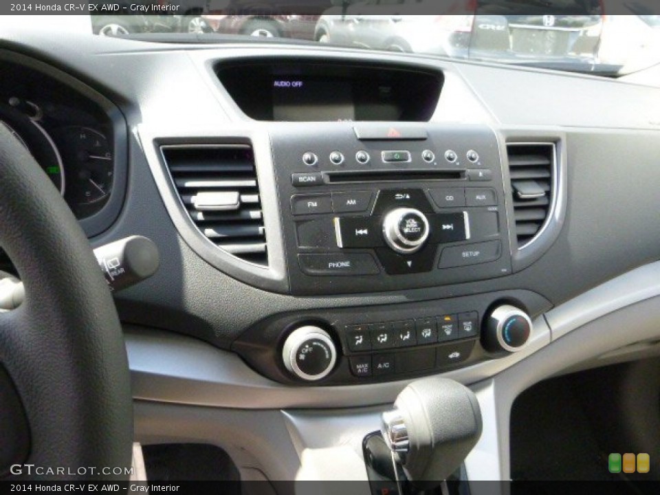 Gray Interior Controls for the 2014 Honda CR-V EX AWD #86223461