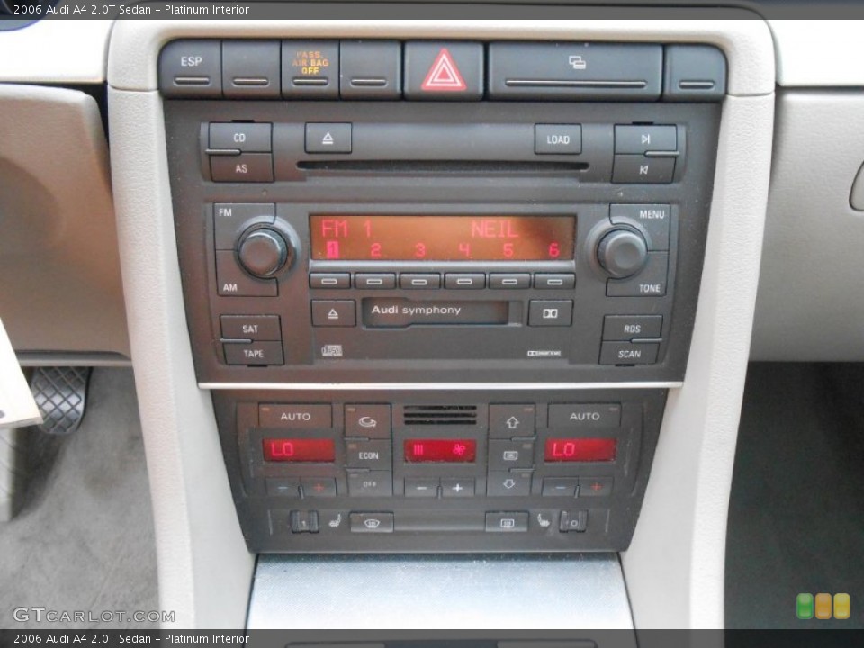 Platinum Interior Controls for the 2006 Audi A4 2.0T Sedan #86223497