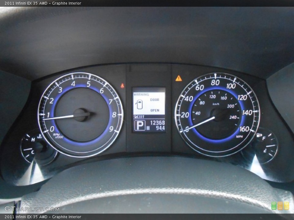 Graphite Interior Gauges for the 2011 Infiniti EX 35 AWD #86224817