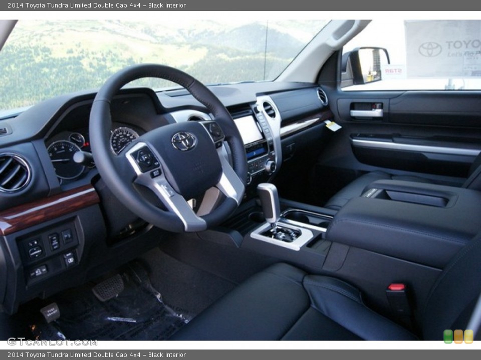 Black Interior Photo for the 2014 Toyota Tundra Limited Double Cab 4x4 #86225981