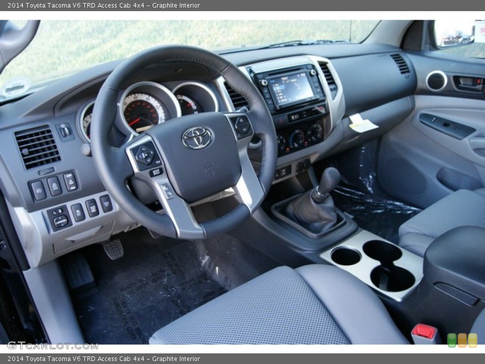 Graphite Interior Photo for the 2014 Toyota Tacoma V6 TRD Access Cab 4x4 #86226542