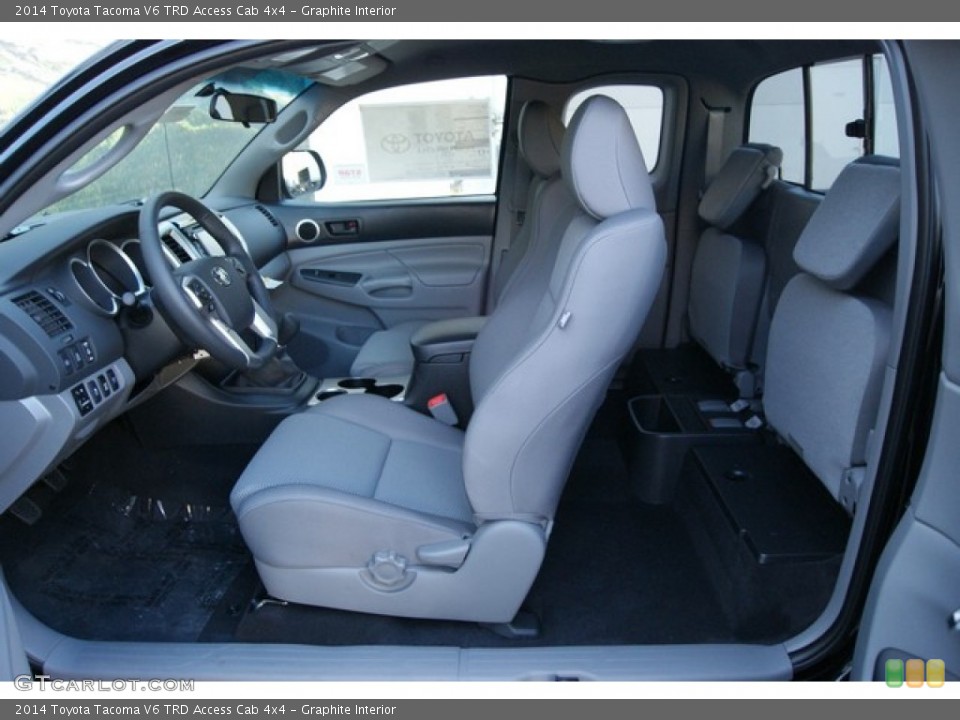 Graphite Interior Photo for the 2014 Toyota Tacoma V6 TRD Access Cab 4x4 #86226587