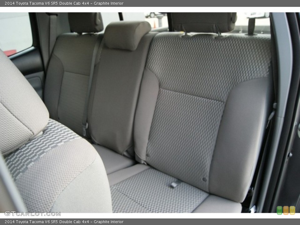 Graphite Interior Rear Seat for the 2014 Toyota Tacoma V6 SR5 Double Cab 4x4 #86227364