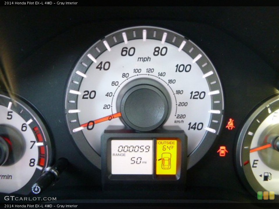 Gray Interior Gauges for the 2014 Honda Pilot EX-L 4WD #86228525