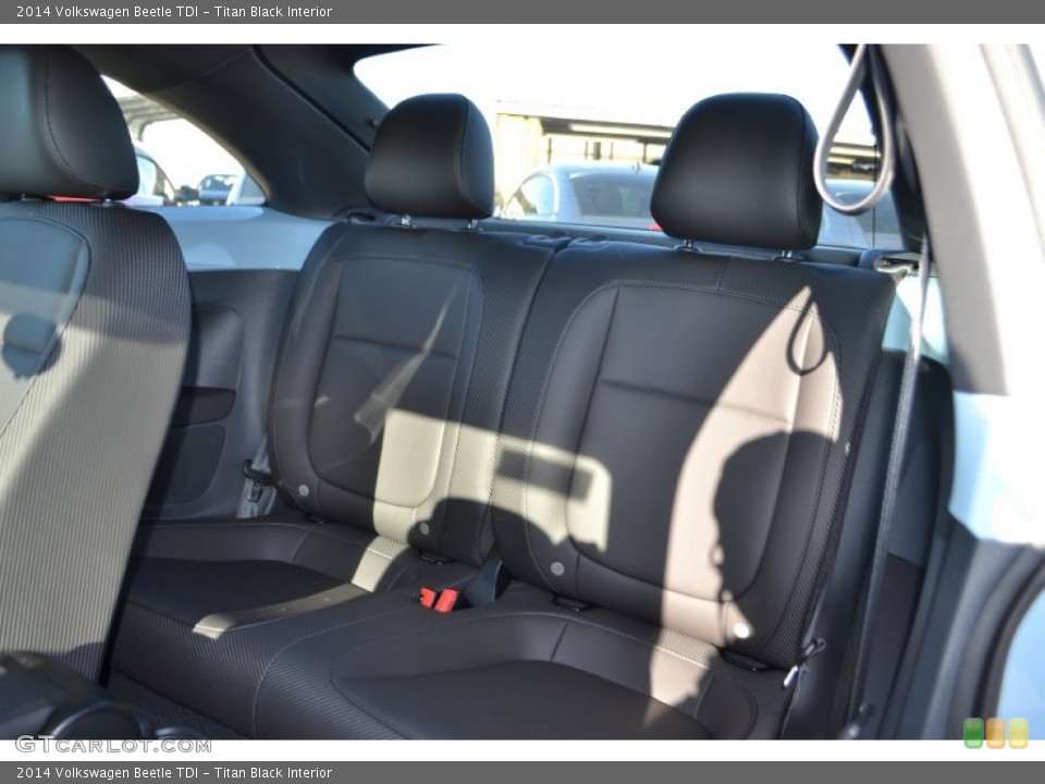 Titan Black Interior Rear Seat for the 2014 Volkswagen Beetle TDI #86229350