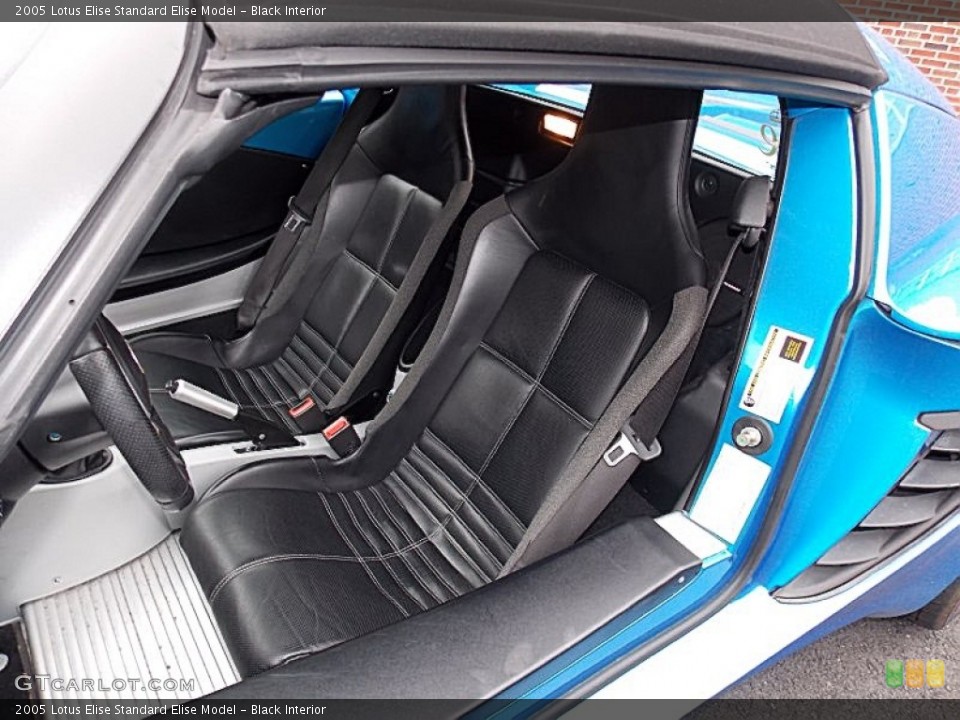 Black Interior Front Seat for the 2005 Lotus Elise  #86230301