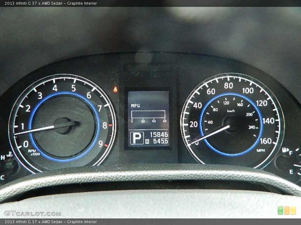 Graphite Interior Gauges for the 2013 Infiniti G 37 x AWD Sedan #86230365