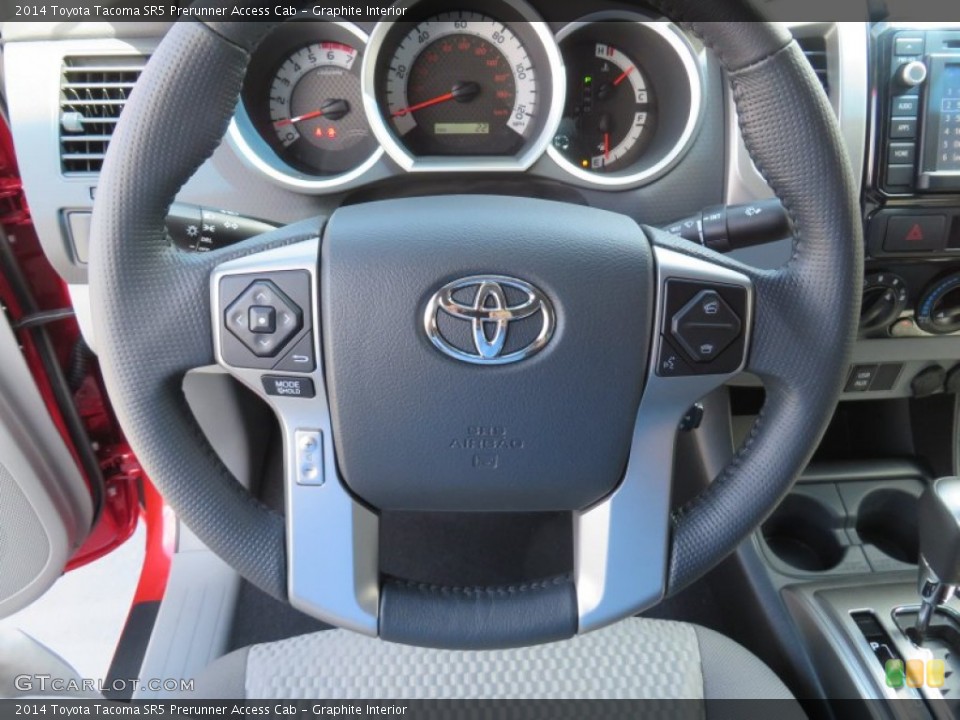Graphite Interior Steering Wheel for the 2014 Toyota Tacoma SR5 Prerunner Access Cab #86232092