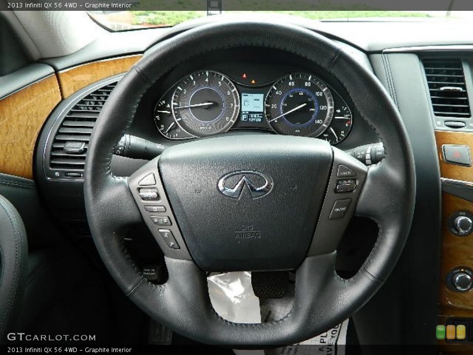 Graphite Interior Steering Wheel for the 2013 Infiniti QX 56 4WD #86232782