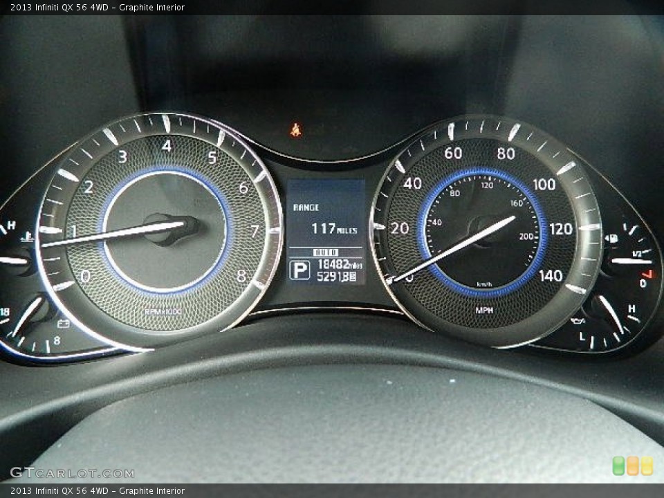 Graphite Interior Gauges for the 2013 Infiniti QX 56 4WD #86232803