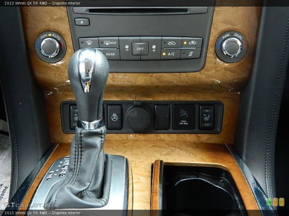 Graphite Interior Controls for the 2013 Infiniti QX 56 4WD #86232896